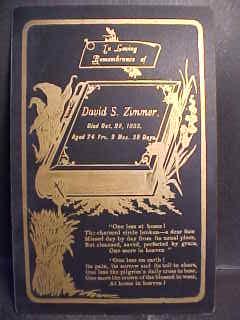 David S. Zimmer death