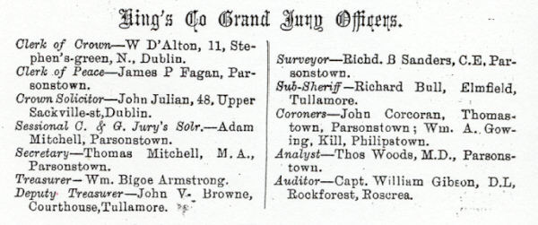 Kings County Grand Jury Officers in 1890 Free Genealogy Records pic