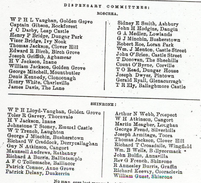 Kings County dispensary_committees in 1890 Free Genealogy Records pic