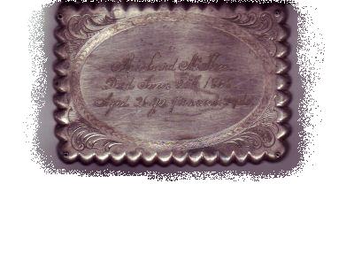 The Free Genealogy Death Record on the Coffin Plate of Anna J Roberts 1874 ~ 1926
