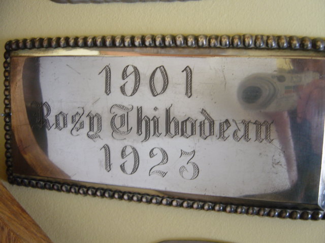The Free Genealogy Death Record on the Coffin Plate of Rose